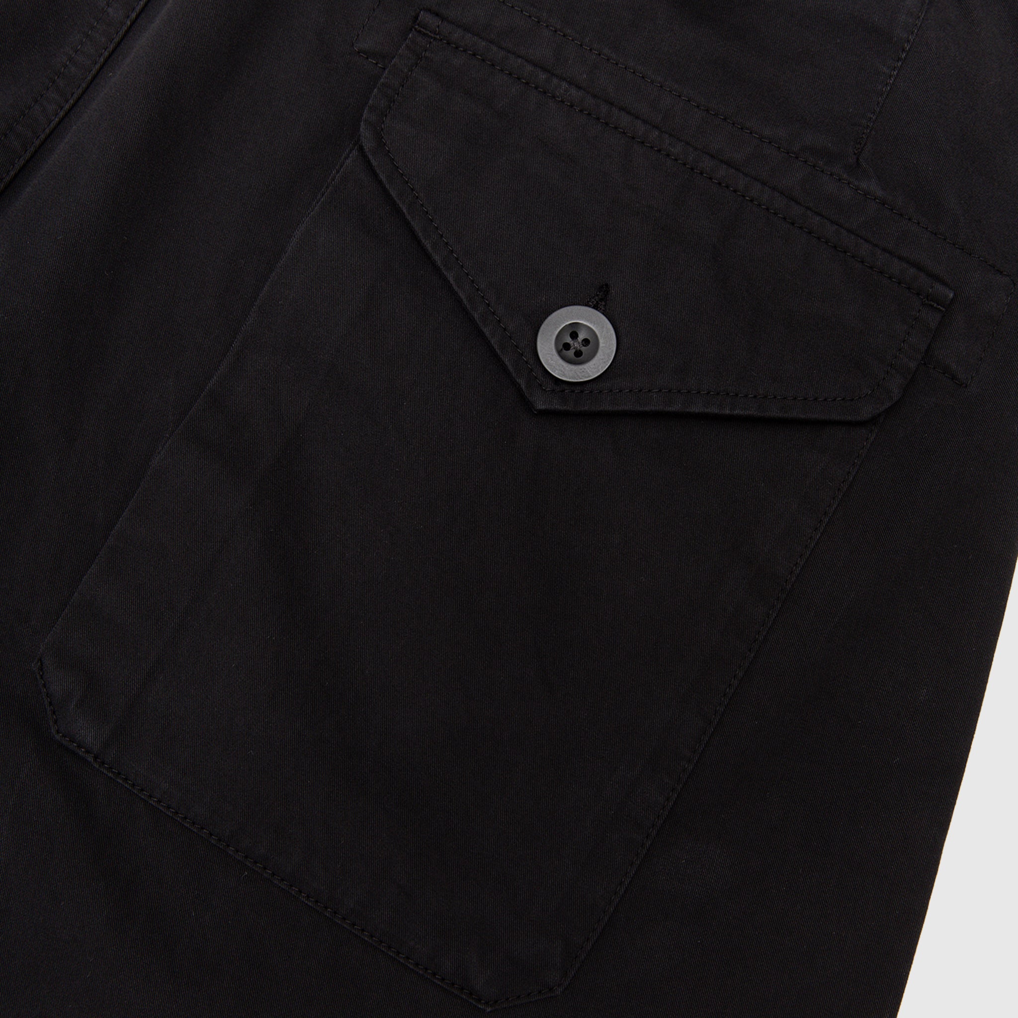 GARMENT DYED COTTON GABARDINE TROUSERS