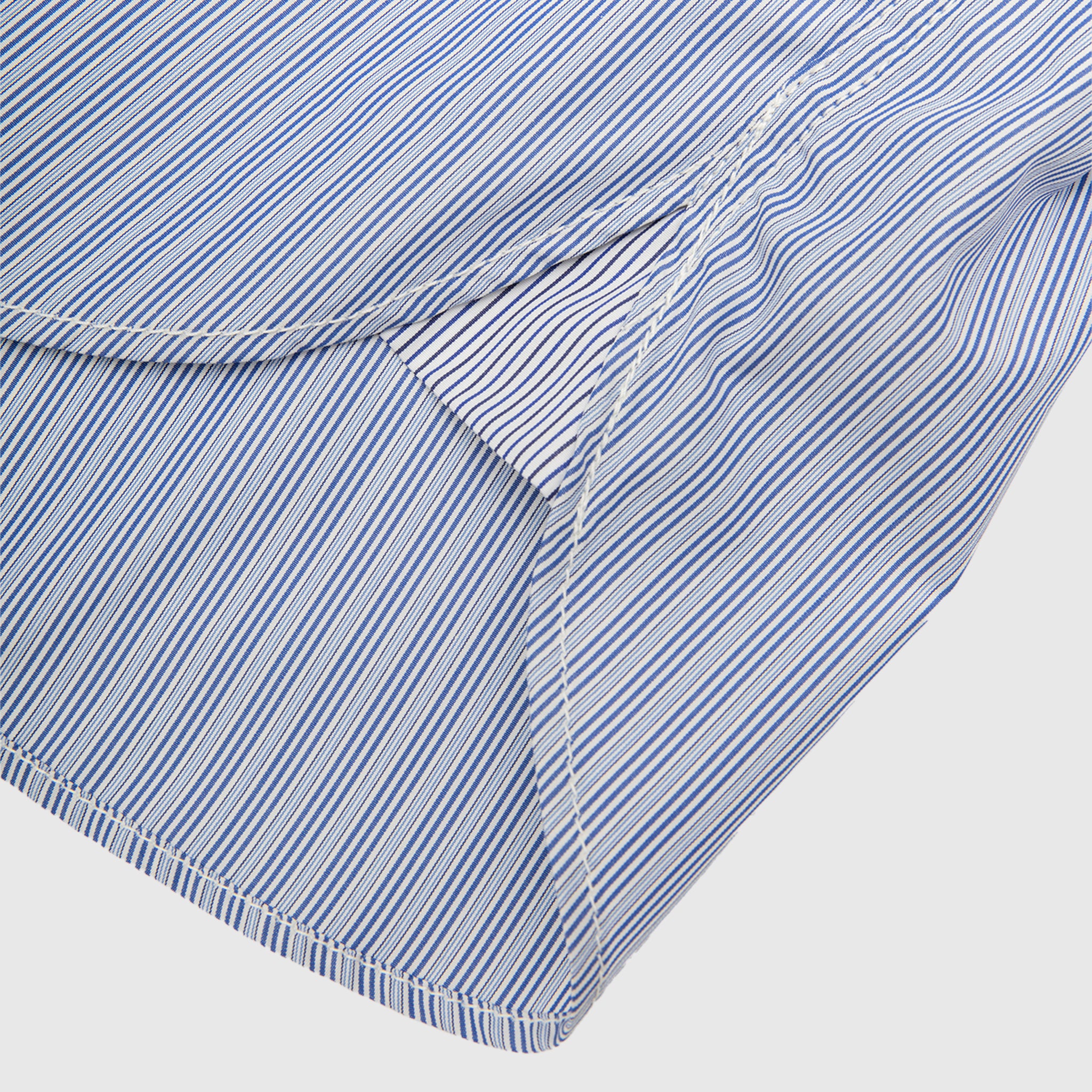 COTTON STRIPED PANELLED SHIRT