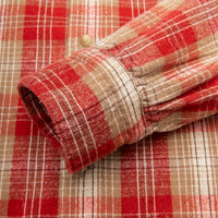 VINTAGE COTTON SILK NEP TWILL CHECK SHIRT