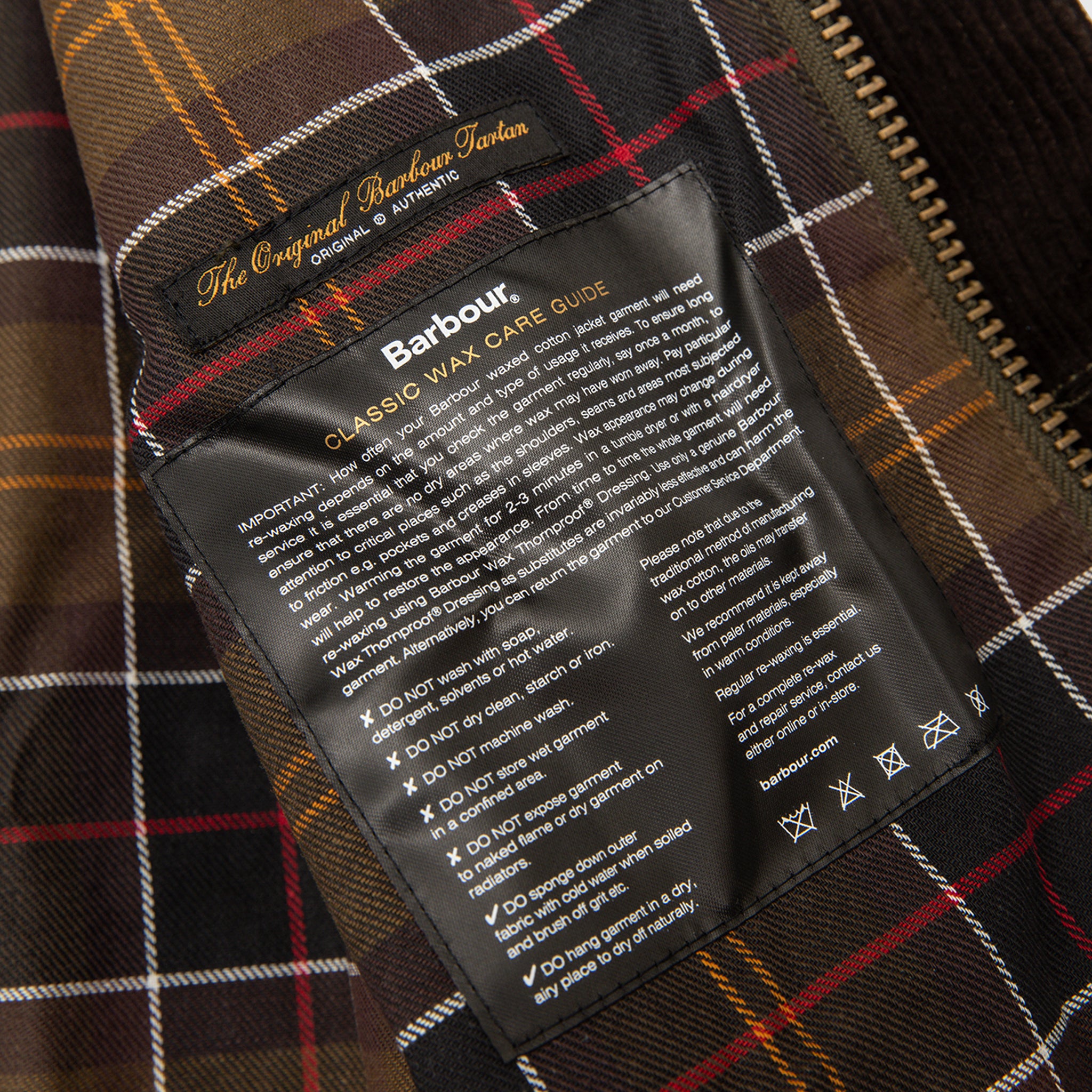 X BARBOUR TYPE II WAXED TRUCKER