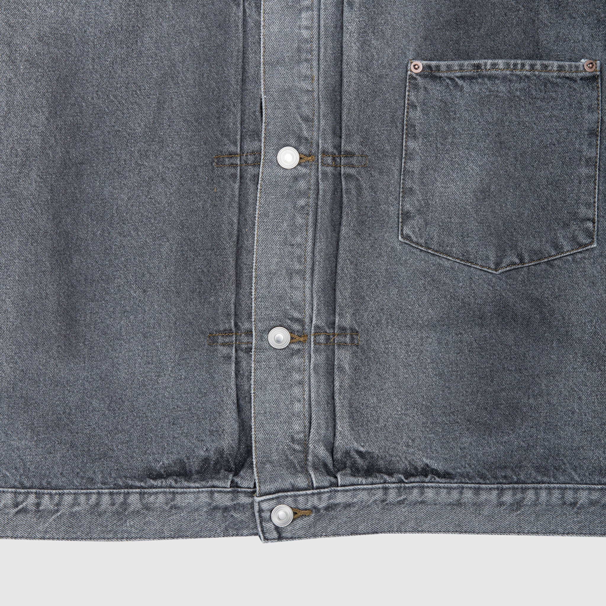 VINTAGE GRAY DENIM JACKET