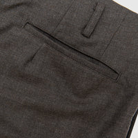 PLEATED WOOL SHORTS