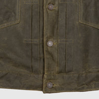X BARBOUR TYPE II WAXED TRUCKER