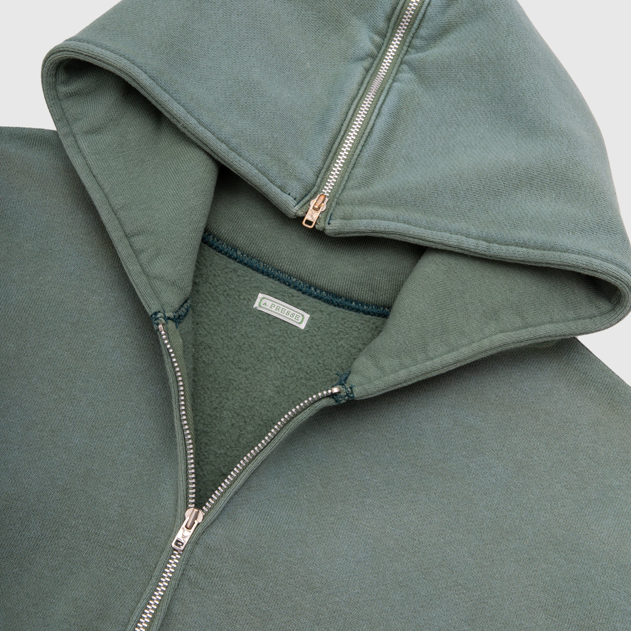 VINTAGE SAILOR HOOD HALF-ZIP SWEATSHIRT
