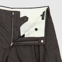 PLEATED WOOL SHORTS