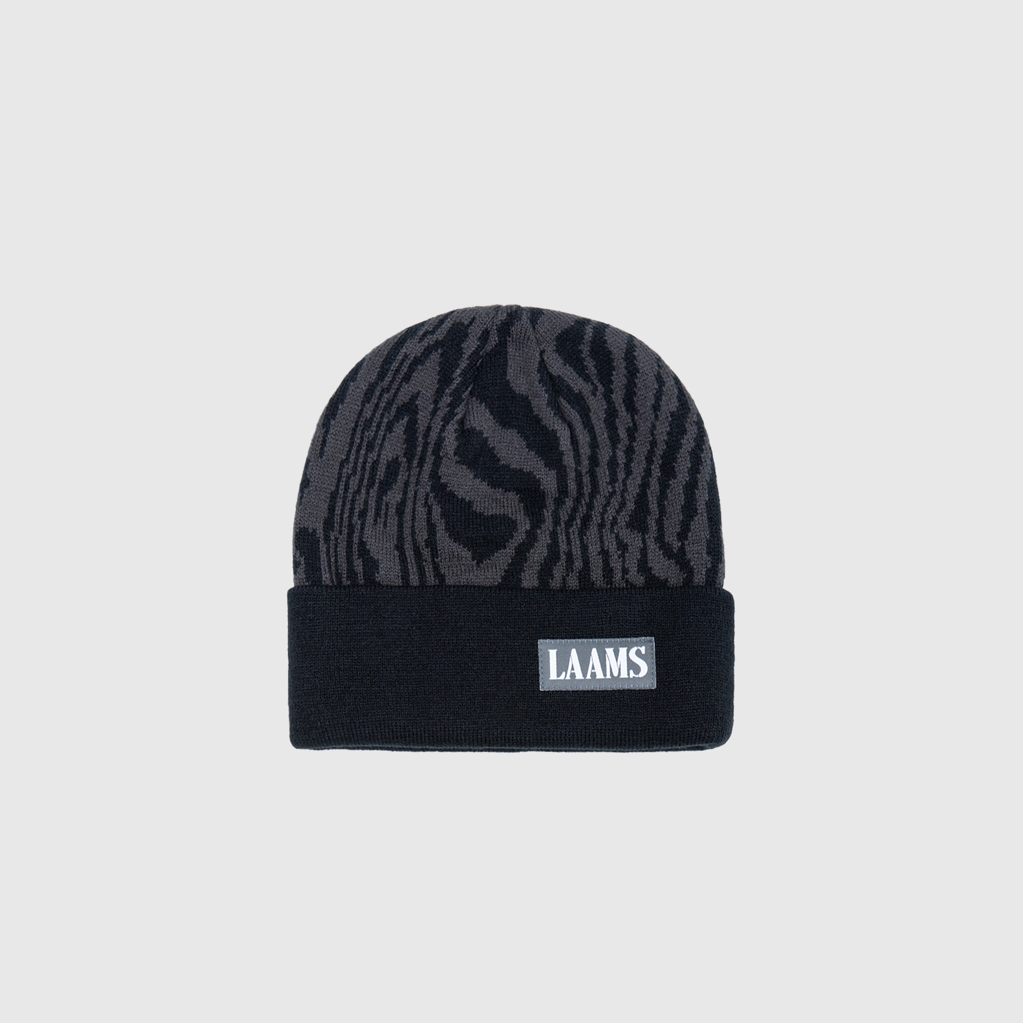 WOODGRAIN JAQUARD BEANIE