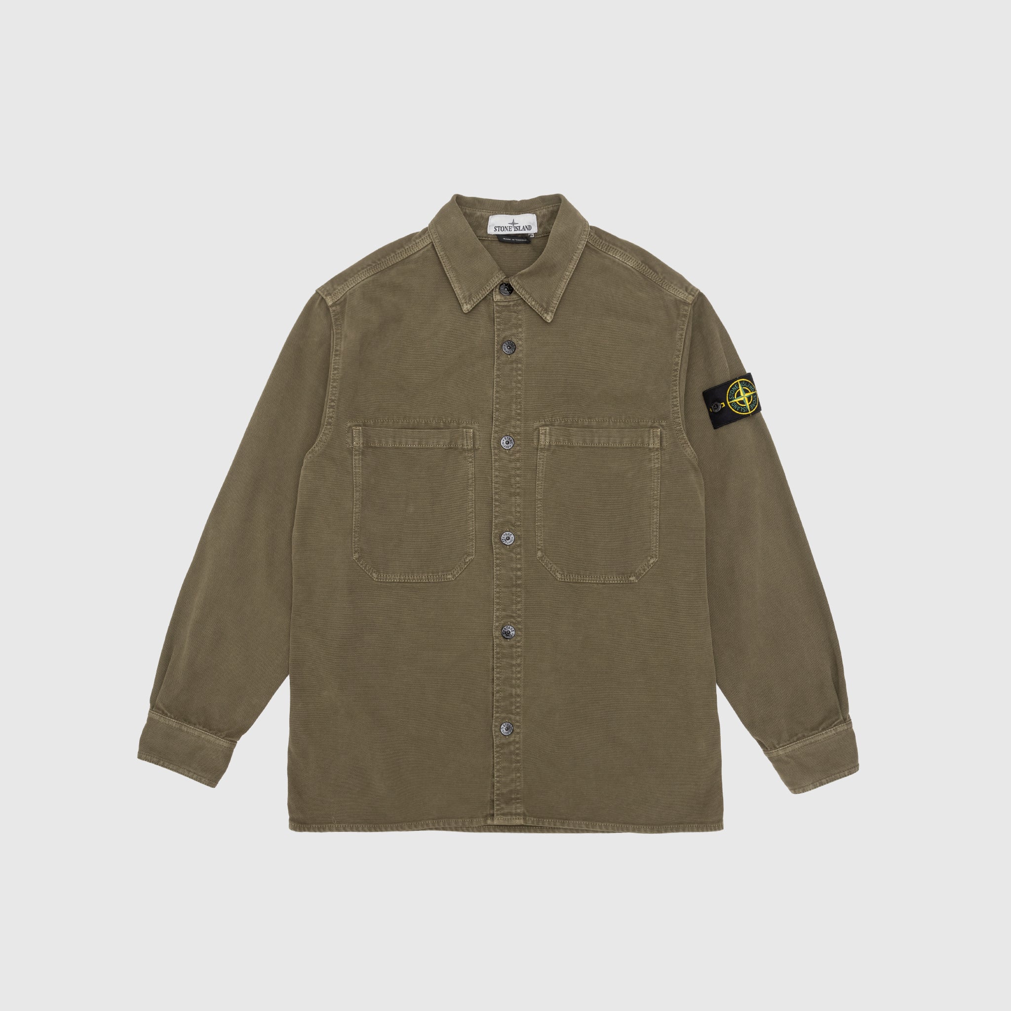 ORGANIC PANAMA COTTON 'OLD' EFFECT OVERSHIRT