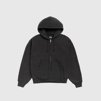 BASIC DIAMOND ZIP HOODY
