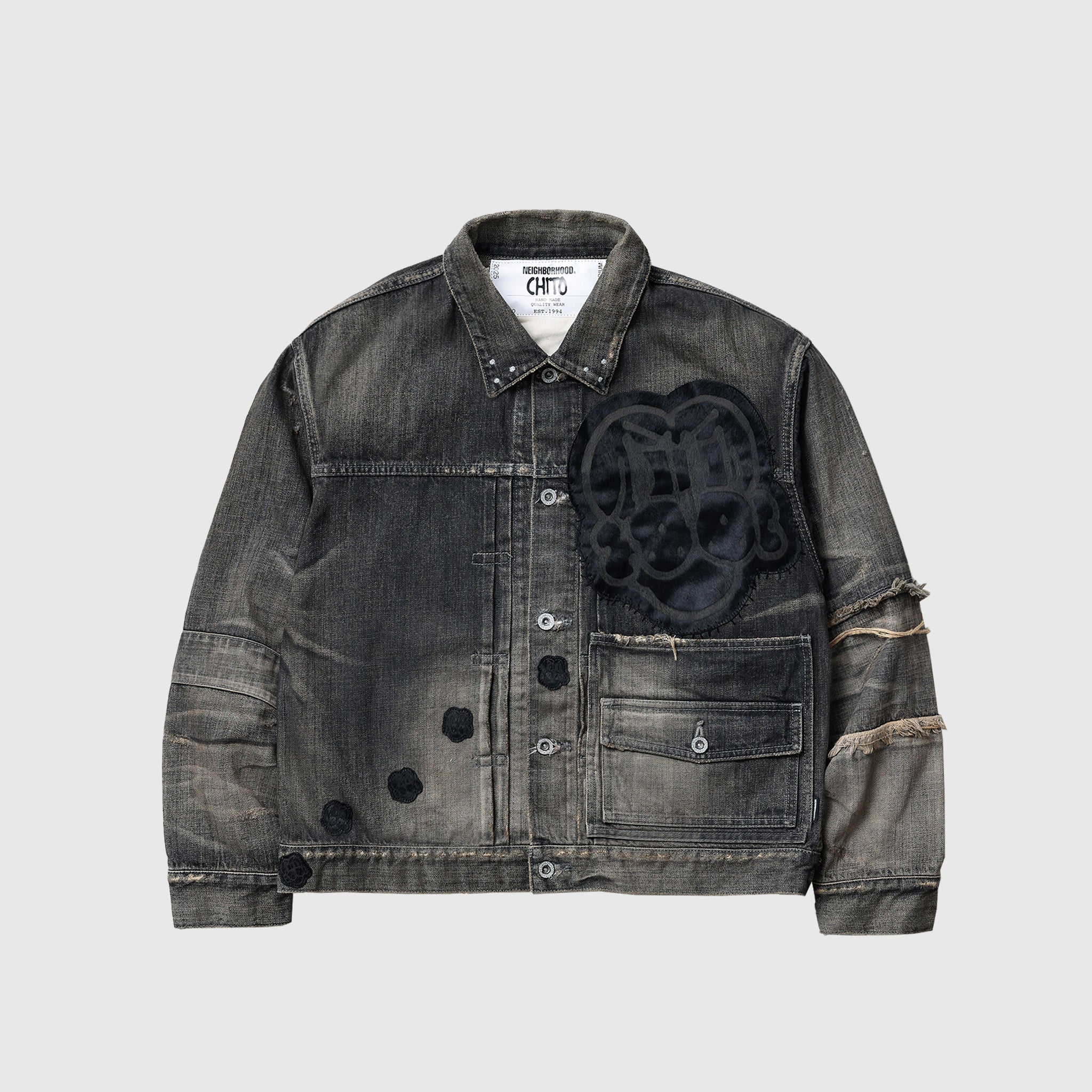 NH  x CHITO SAVAGE DENIM TYPE-1 JACKET MOD