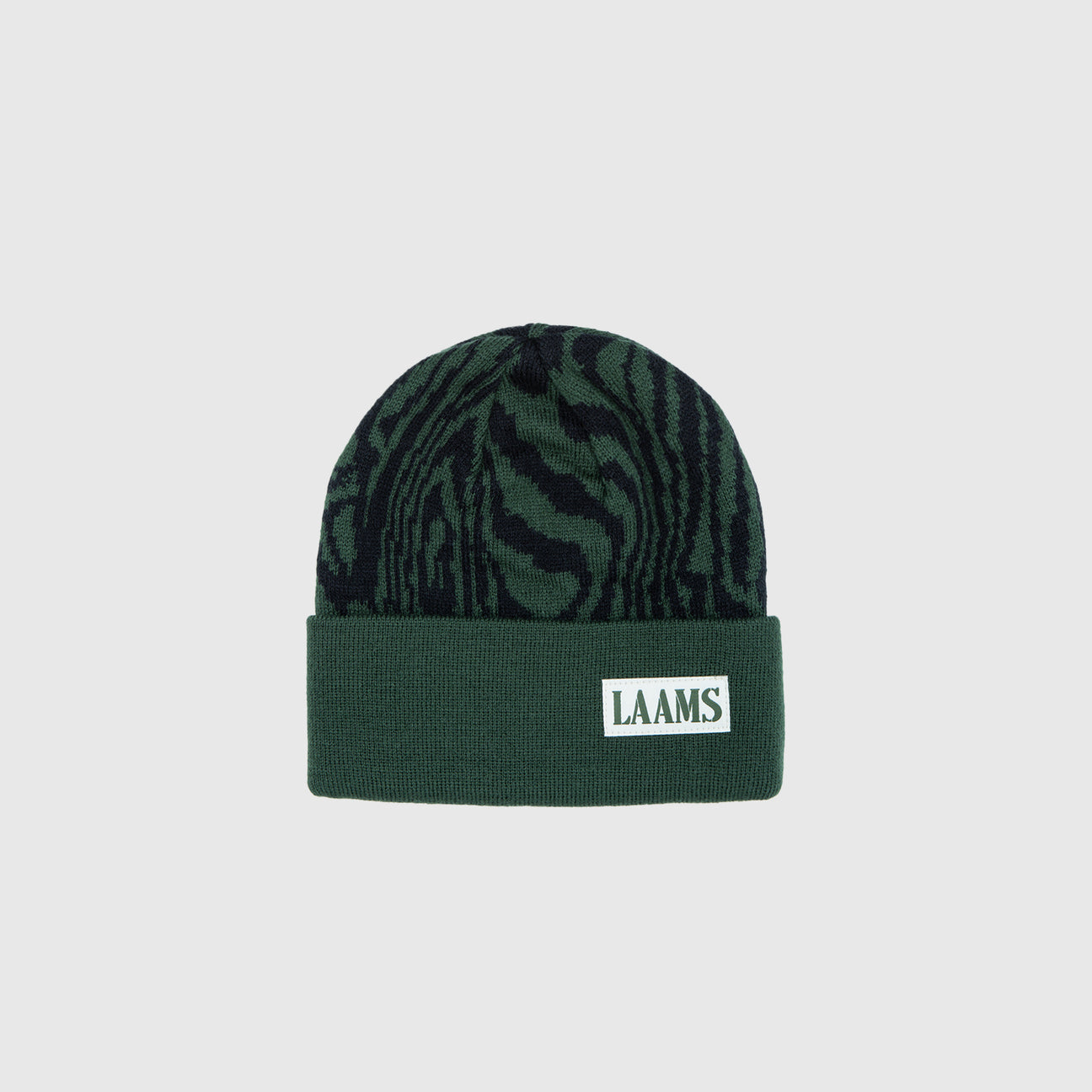 WOODGRAIN JAQUARD BEANIE