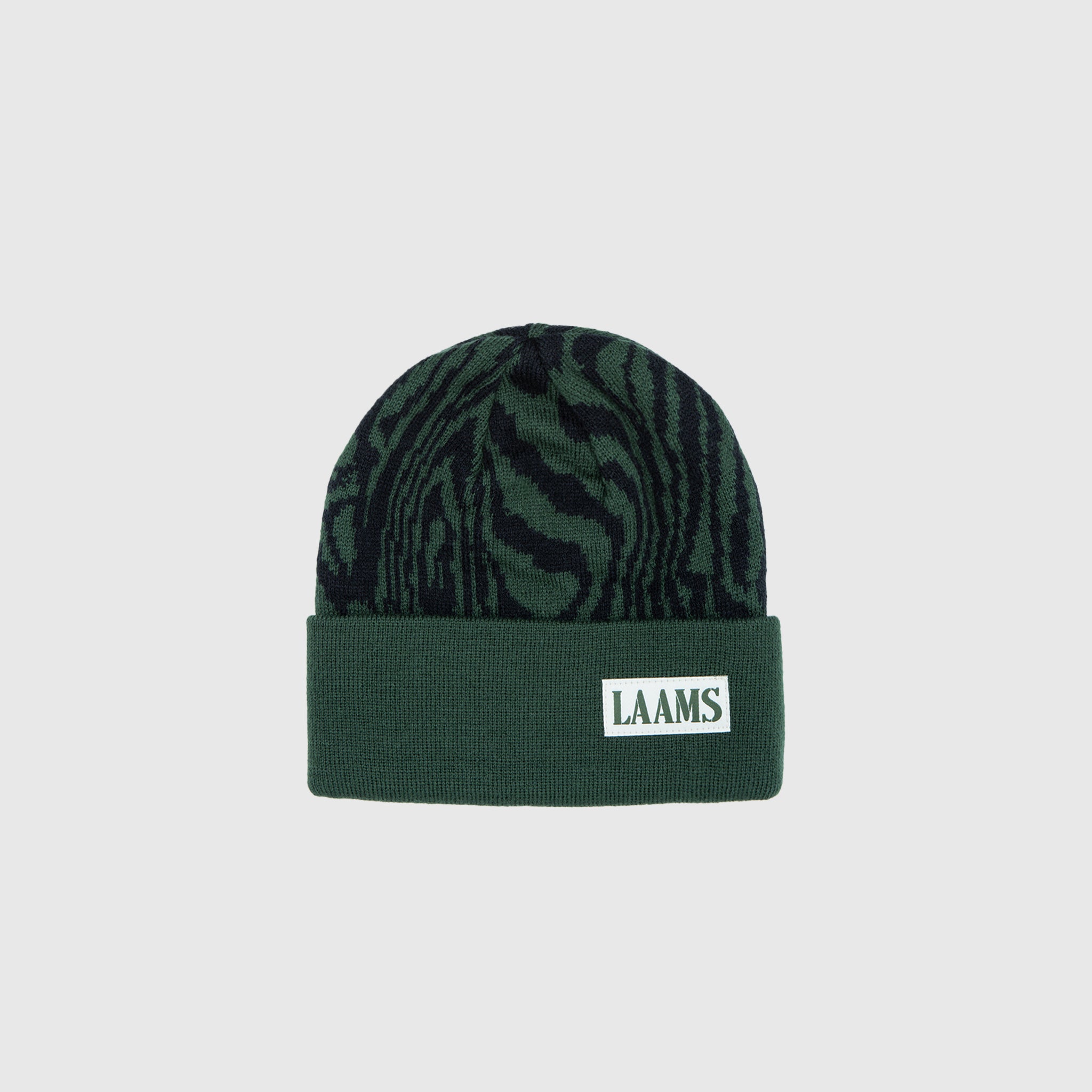 WOODGRAIN JAQUARD BEANIE