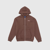 CROWN LOGO FULL-ZIP HOODIE