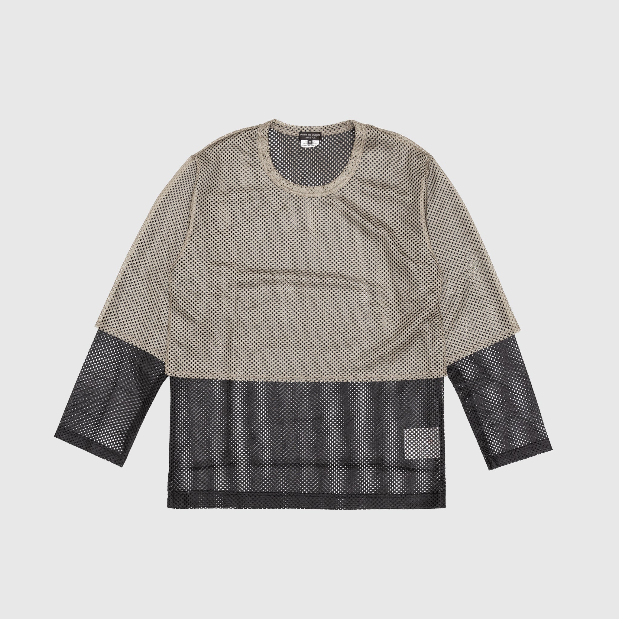 DOUBLE LAYERED MESH JERSEY L/S SHIRT