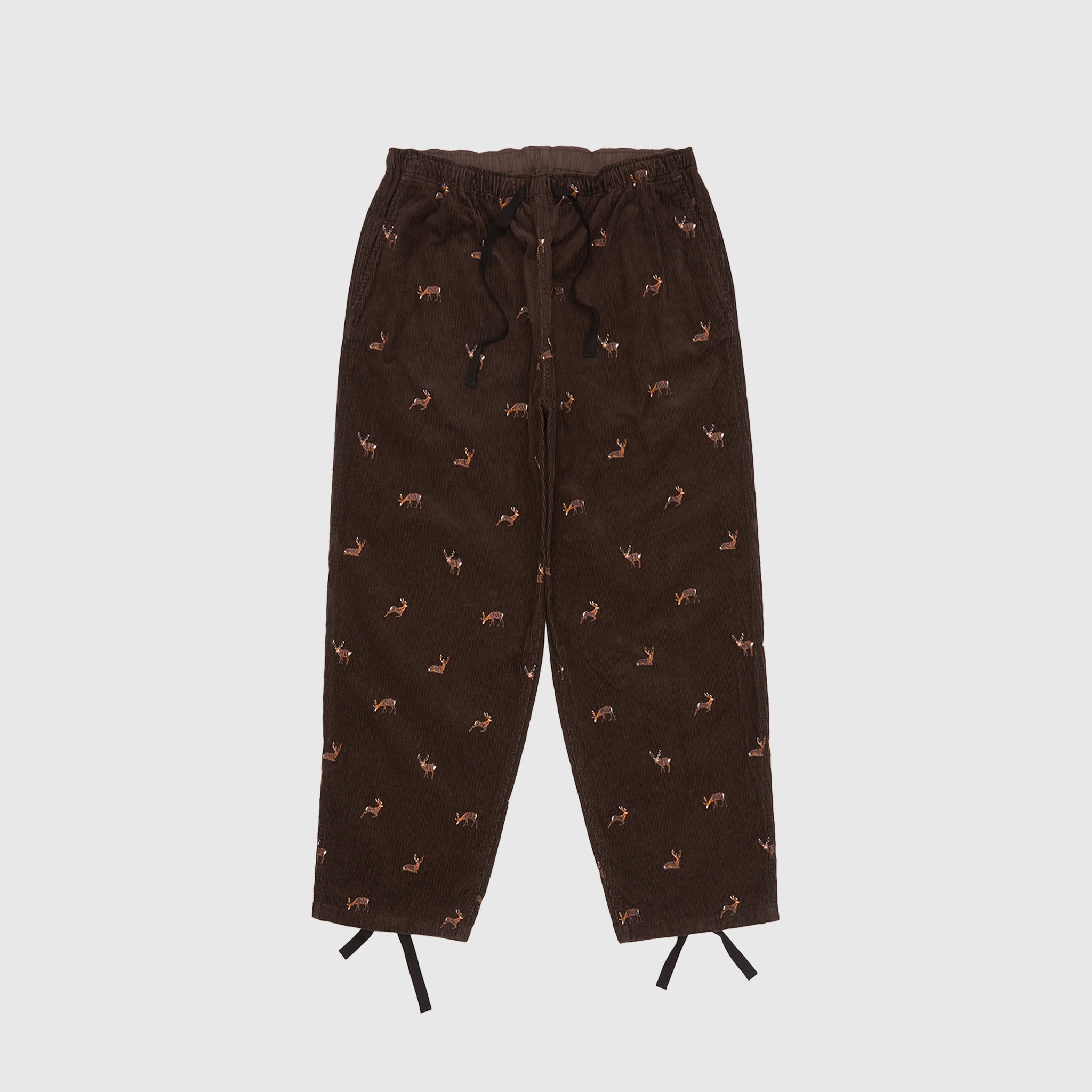 CORDUROY STRING SLACK PANT