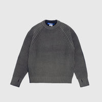 BLEACHED TRANSFORMED RIBBED KNIT