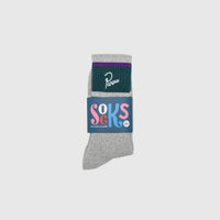 SIGNATURE STRIPED CREW SOCKS