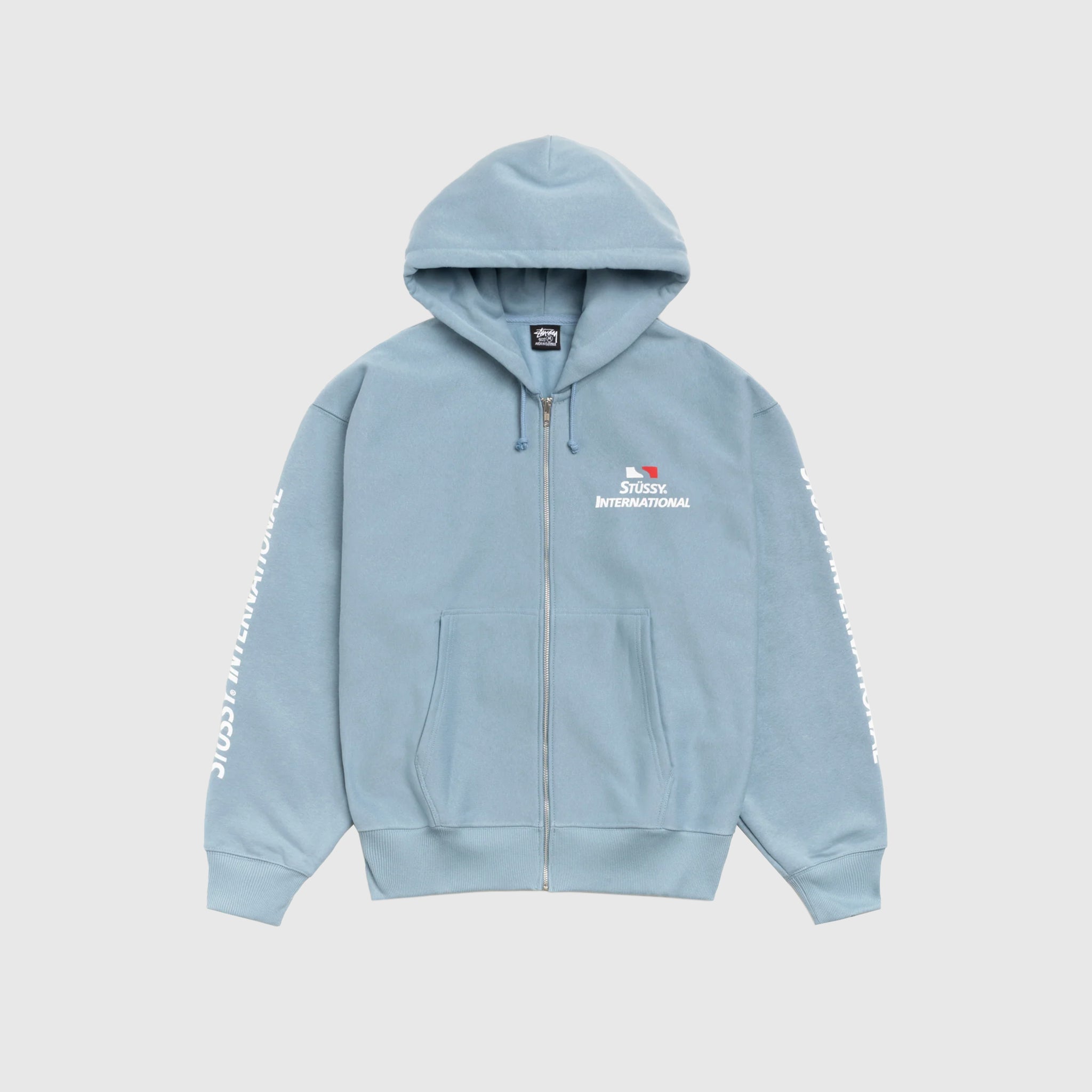 STUSSY INTERNATIONAL ZIP HOODY