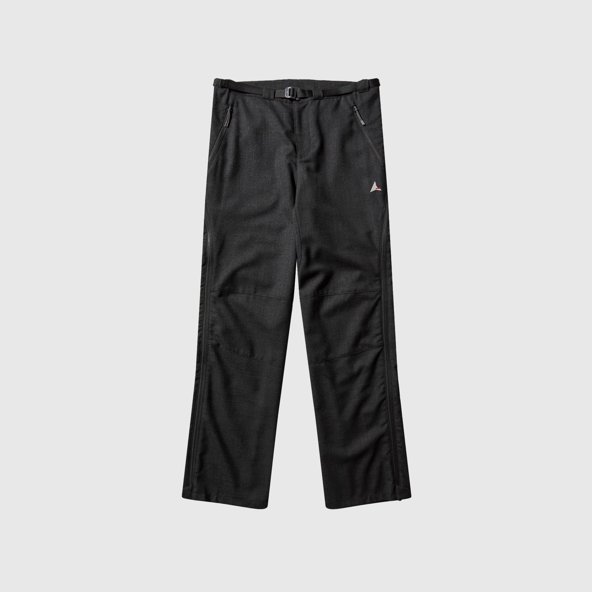 Y ZIP WOOL TWILL PANT