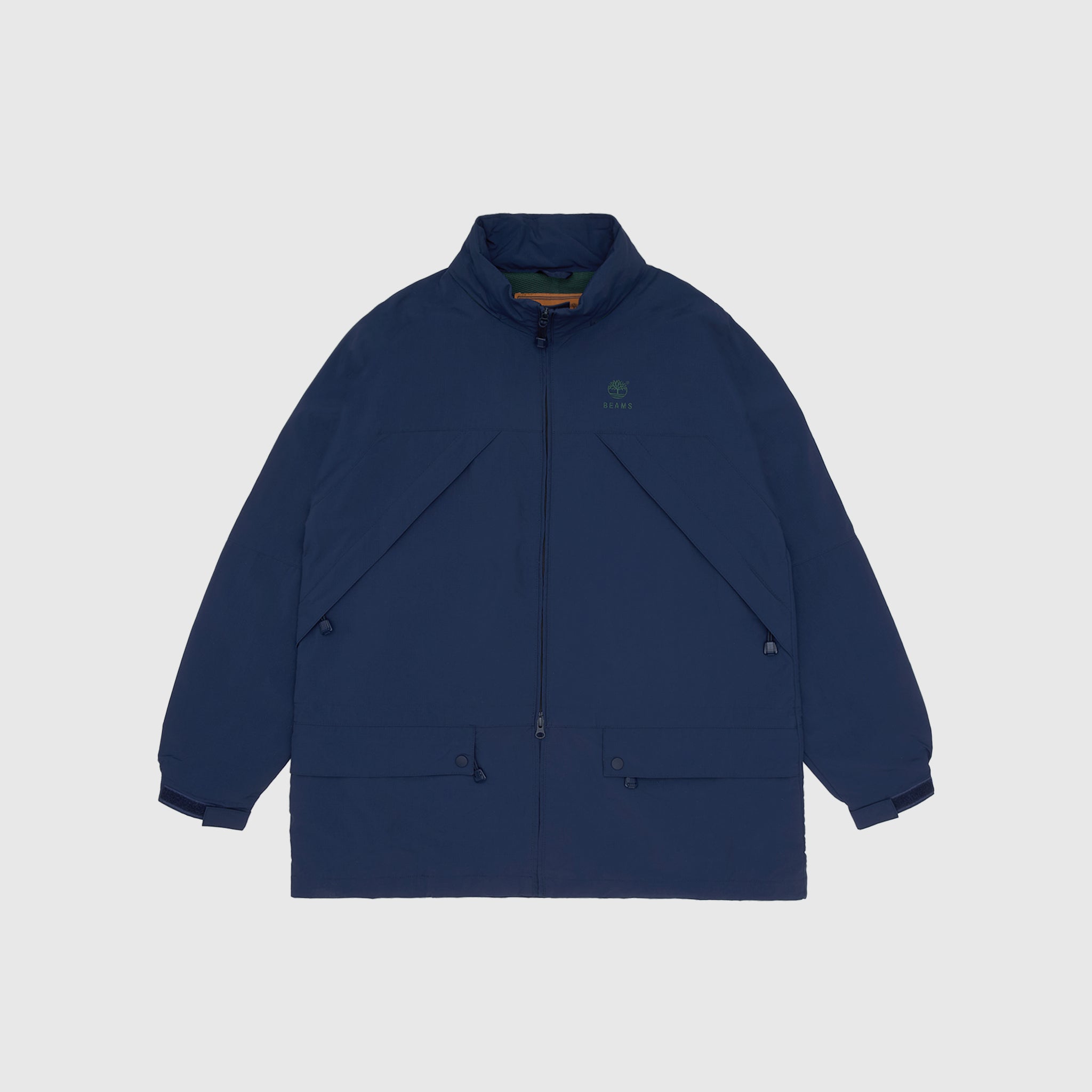 TIMBERLAND X BEAMS NYLON ZIP-UP CONVERTIBLE JACKET