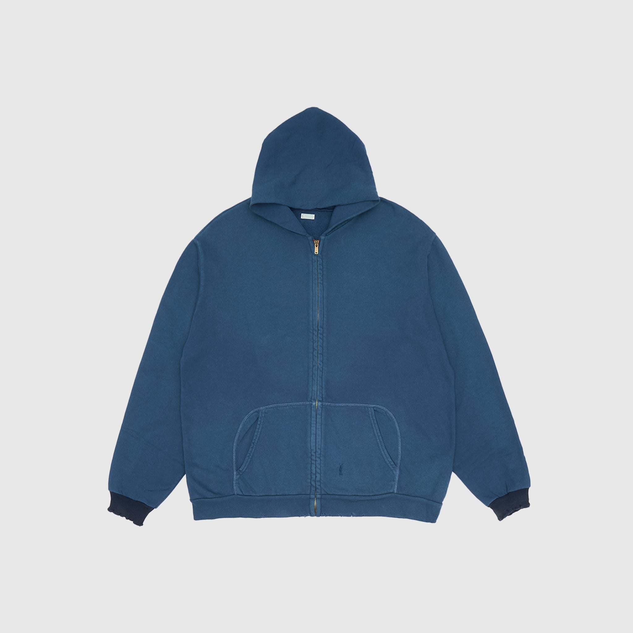 VINTAGE LIGHT WEIGHT ZIP SWEAT HOODIE