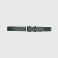 LAAMS WOODGRAIN LEATHER BELT