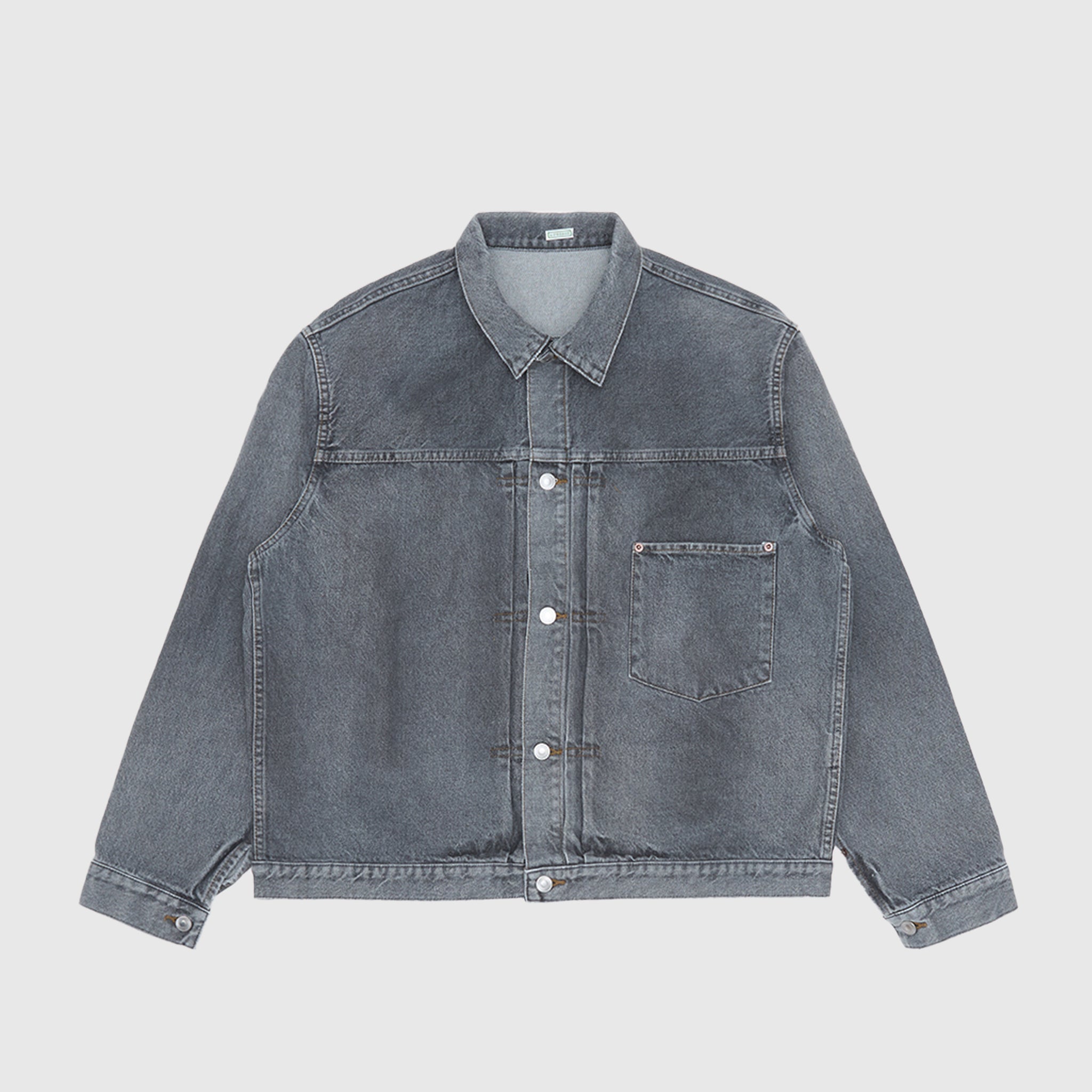 VINTAGE GRAY DENIM JACKET
