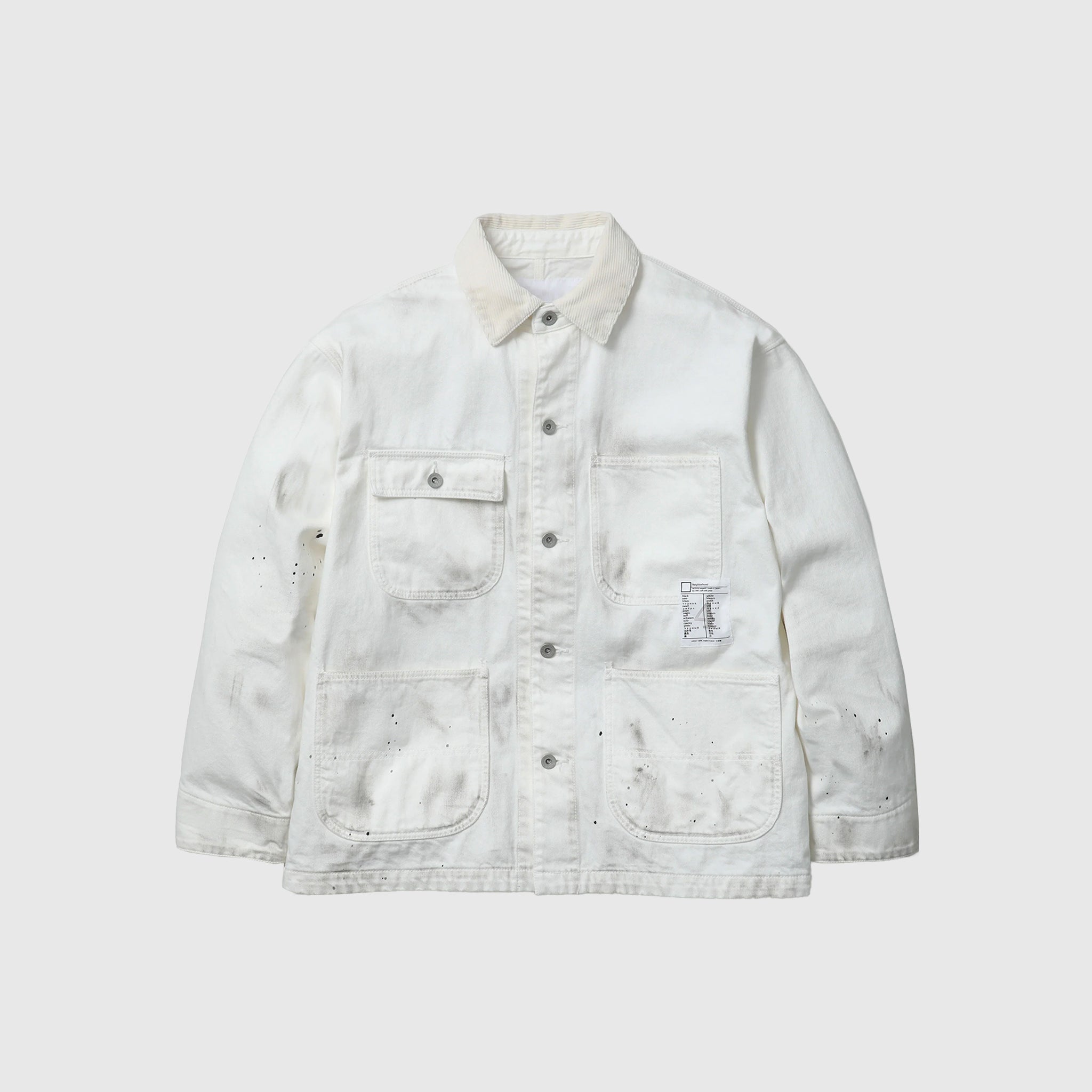 BW. WASHED COVERALL JACKET