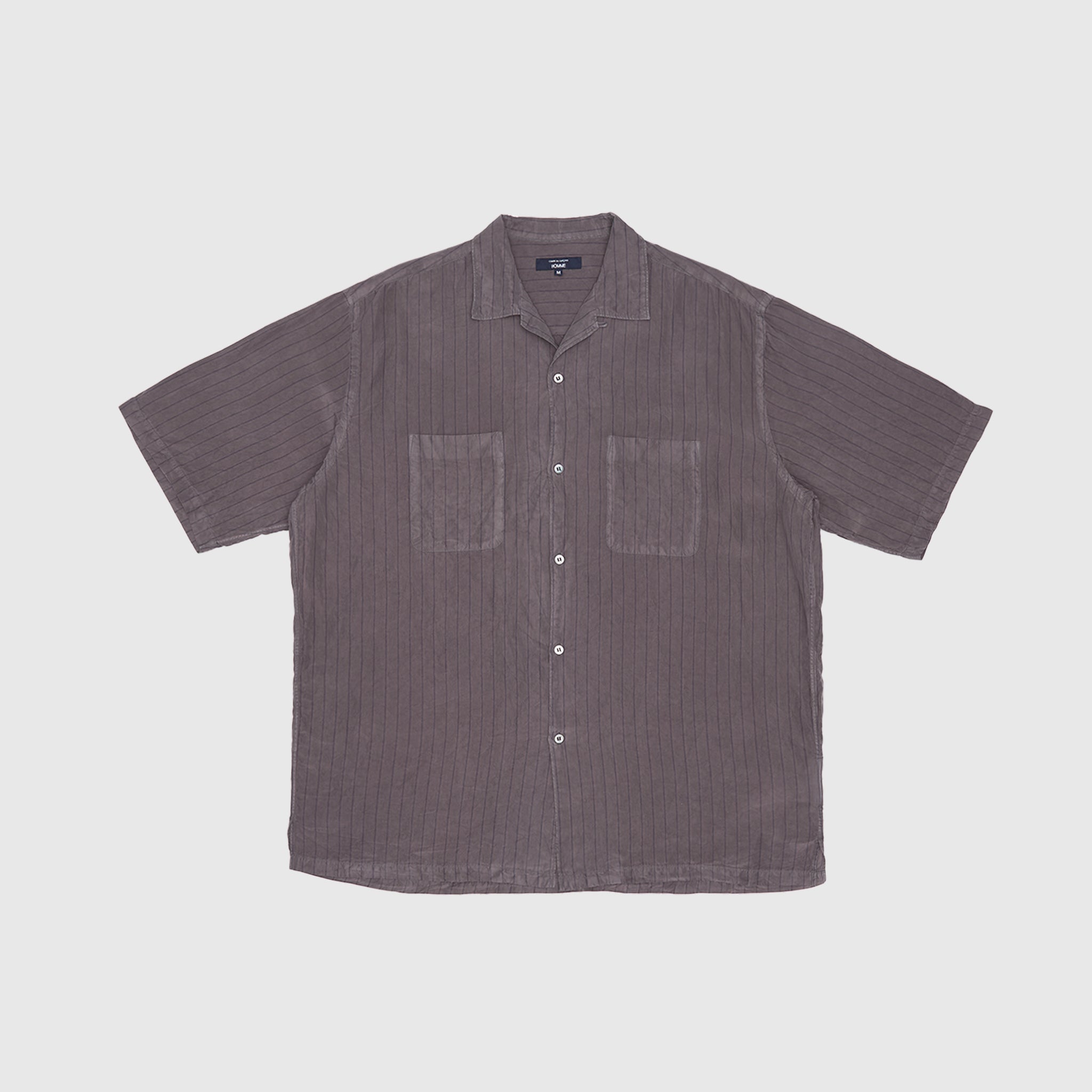 MEN'S PINSTRIPED S/S SHIRT