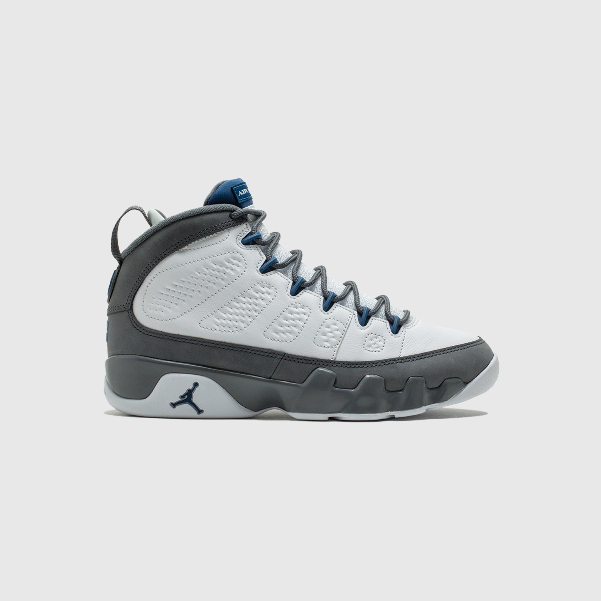 AIR JORDAN 9 RETRO "FLINT GREY AND FRENCH BLUE"