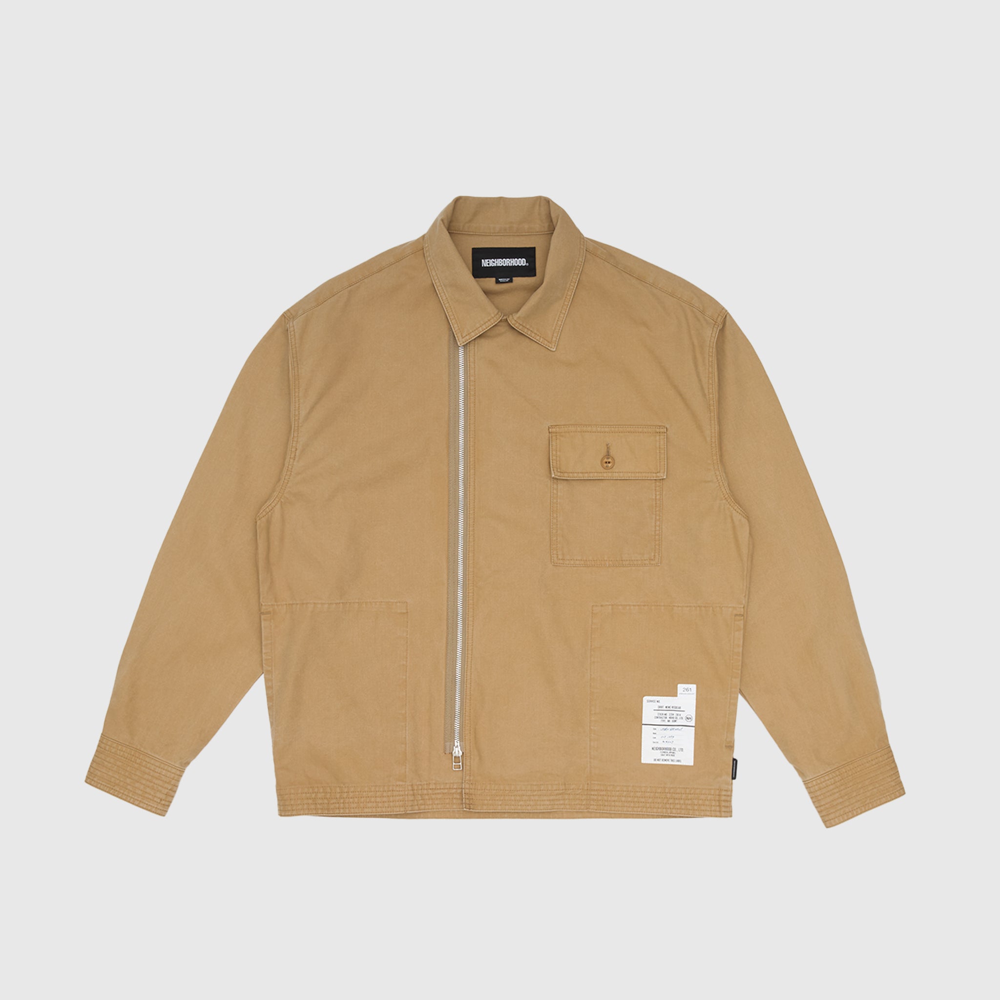 ZIP L/S FIELD SHIRT