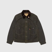 X BARBOUR TYPE II WAXED TRUCKER