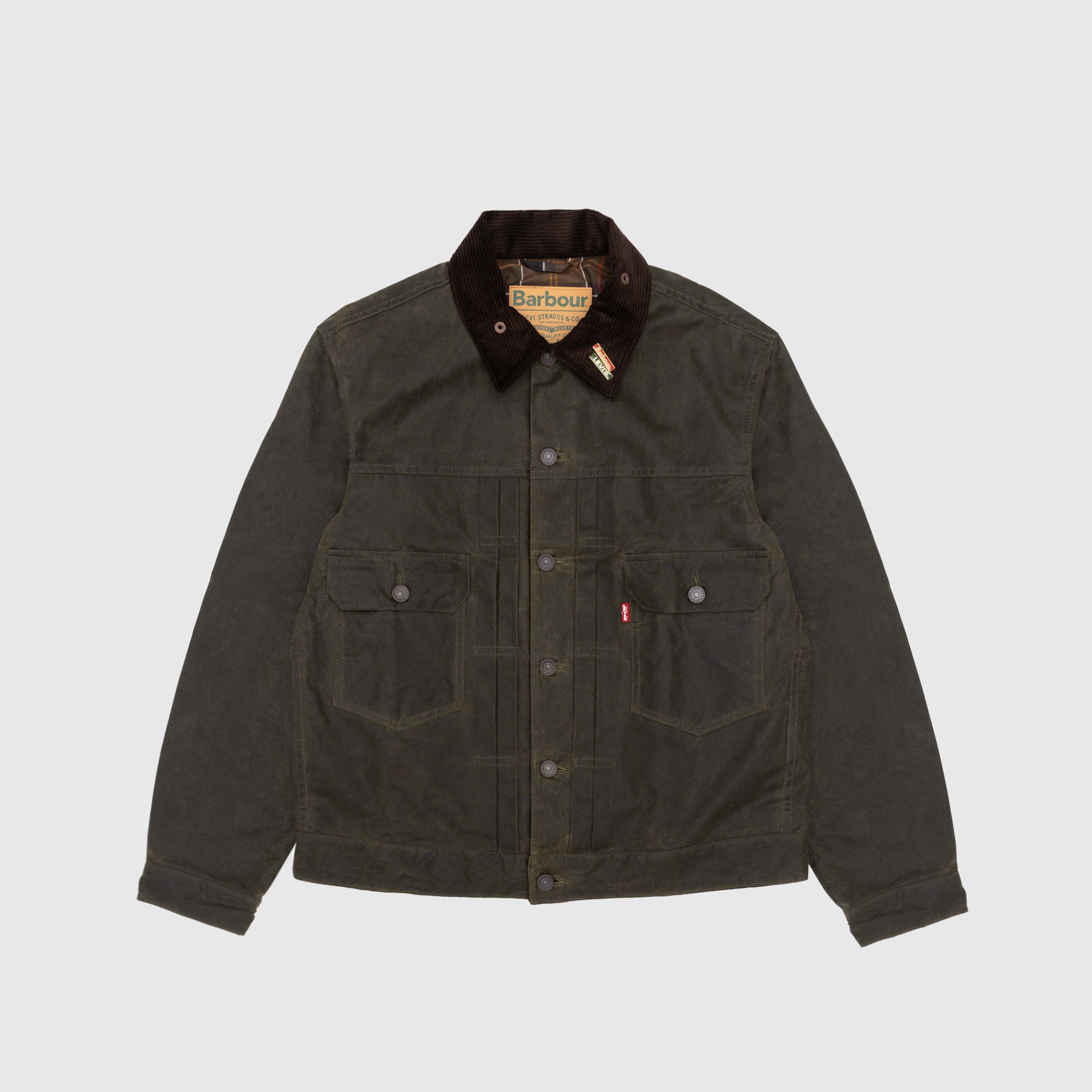 X BARBOUR TYPE II WAXED TRUCKER