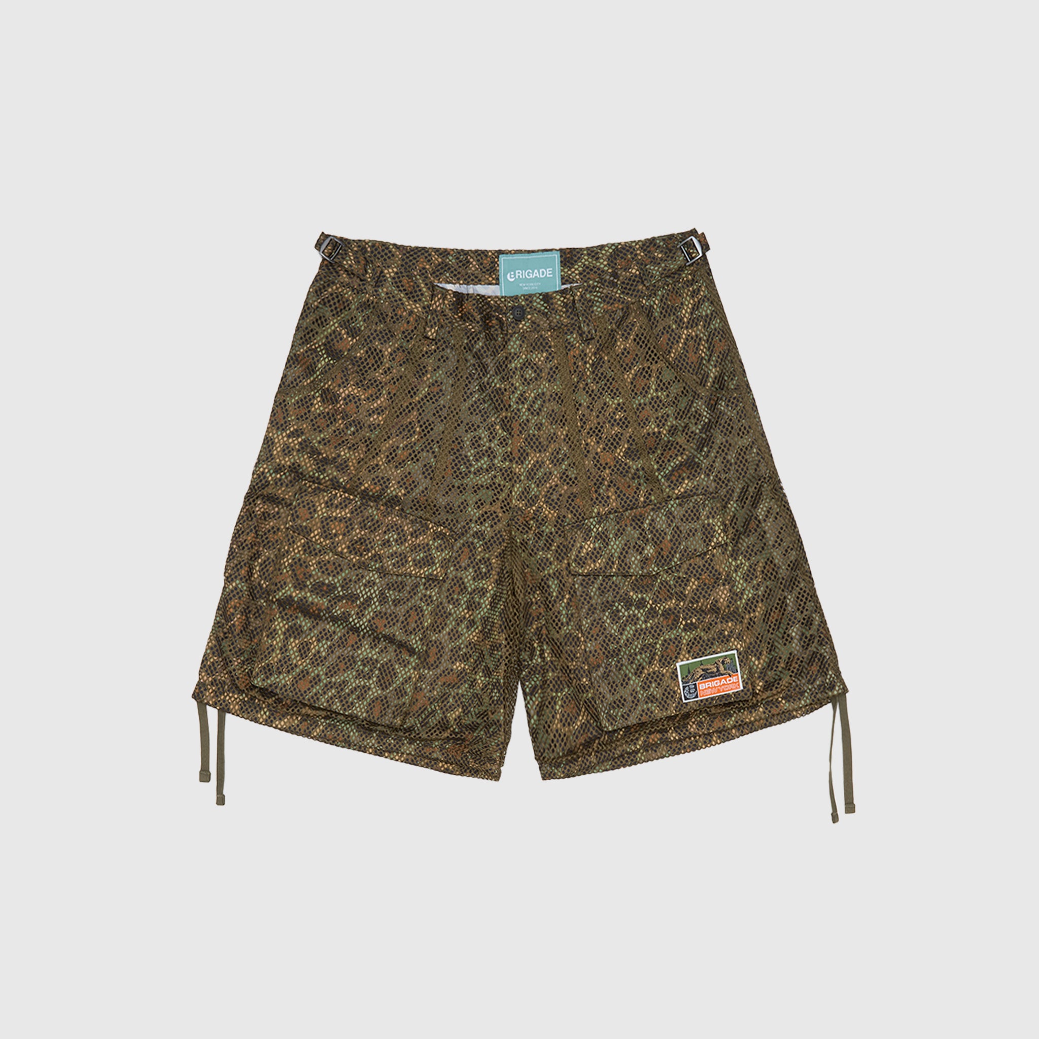 DOUBLE LAYER WIDE CARGO SHORTS