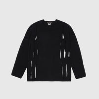 CUT-OUT KNIT SWEATER