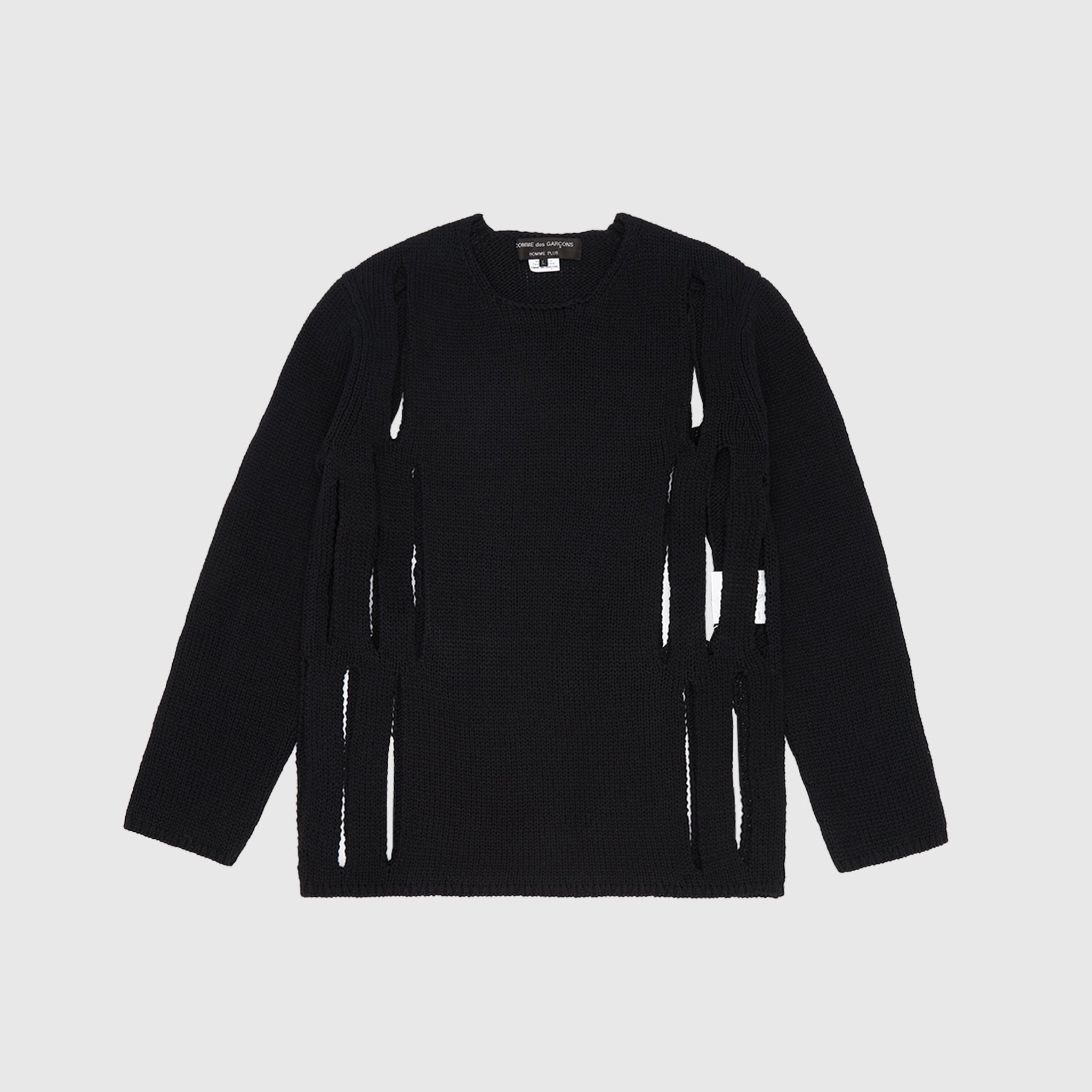 CUT-OUT KNIT SWEATER