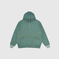 VINTAGE SAILOR HOOD HALF-ZIP SWEATSHIRT