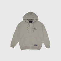 STAPLE SWEAT ZIP L/S HOODIE