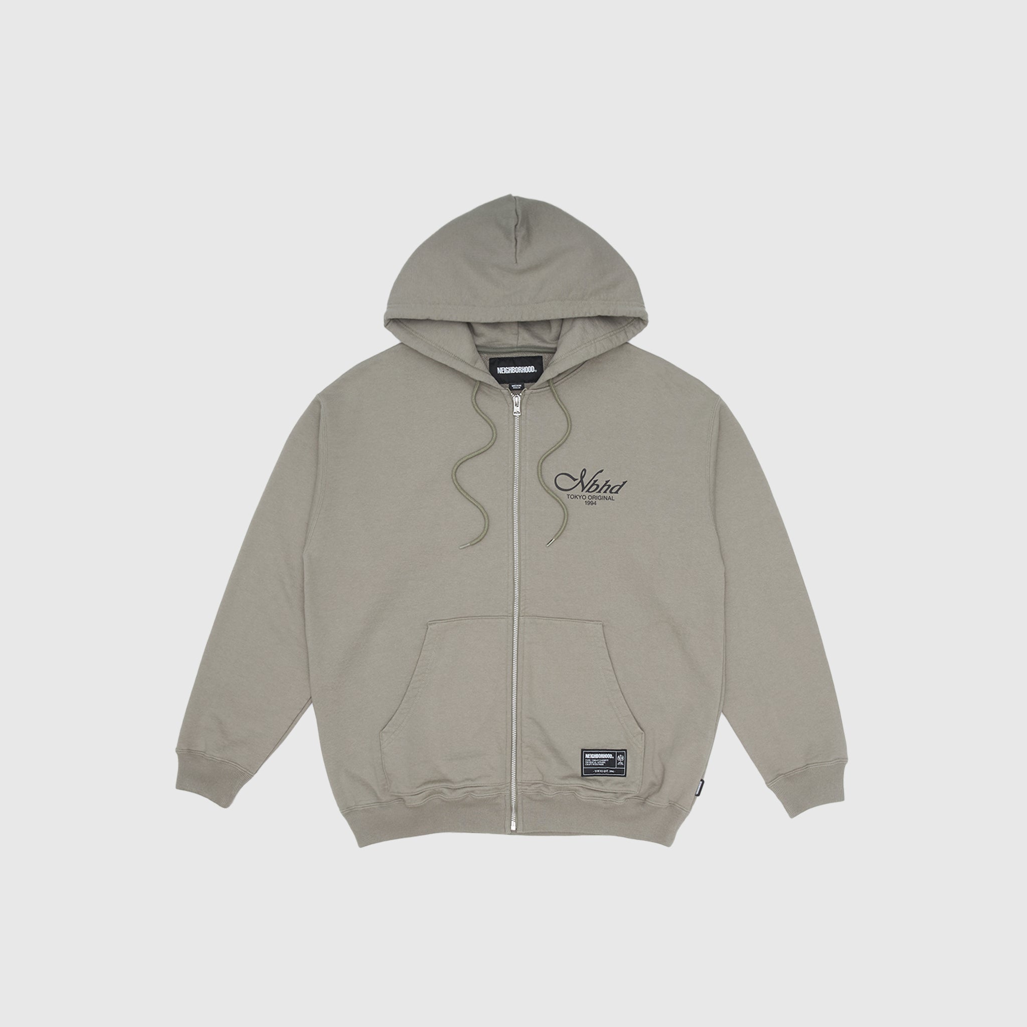 STAPLE SWEAT ZIP L/S HOODIE
