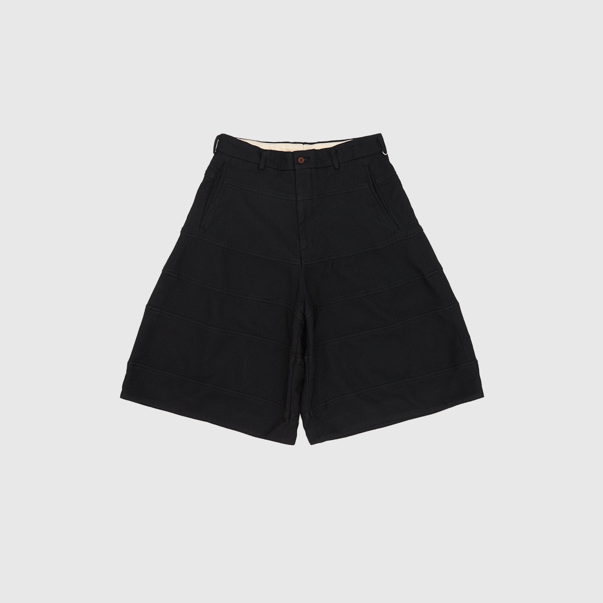 PANELLED WIDE SHORTS