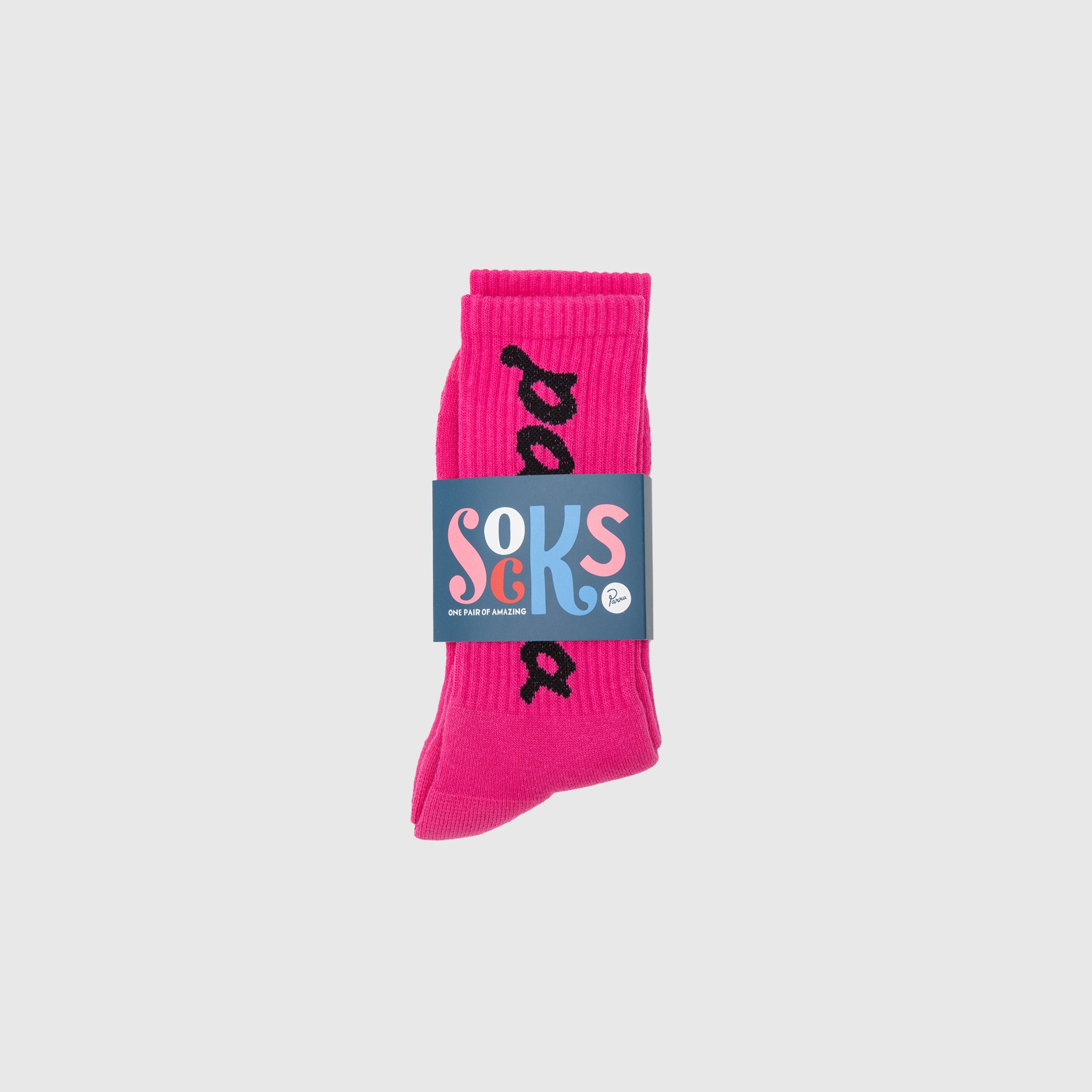 LOWER CASE SCRIPT LOGO CREW SOCKS