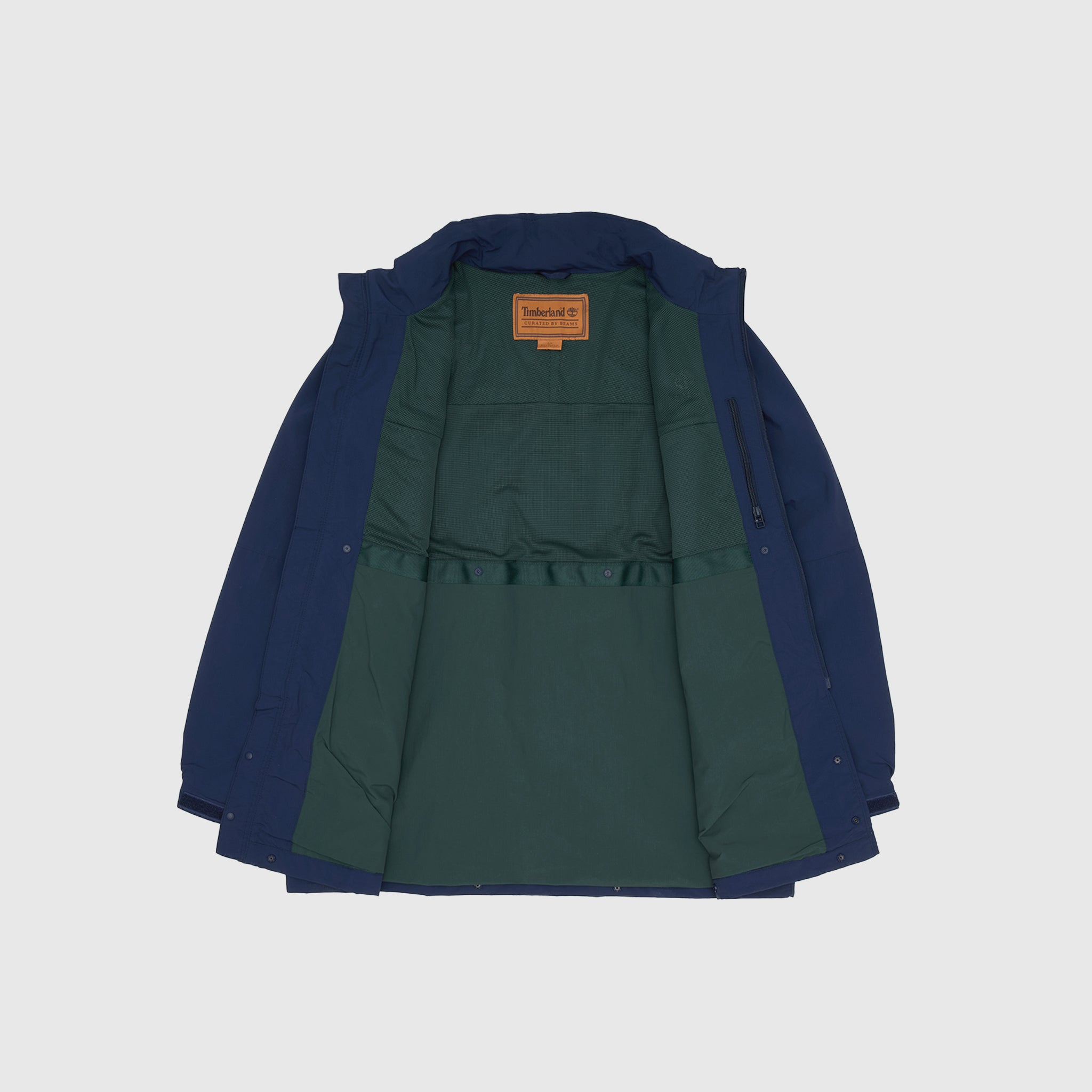 TIMBERLAND X BEAMS NYLON ZIP-UP CONVERTIBLE JACKET