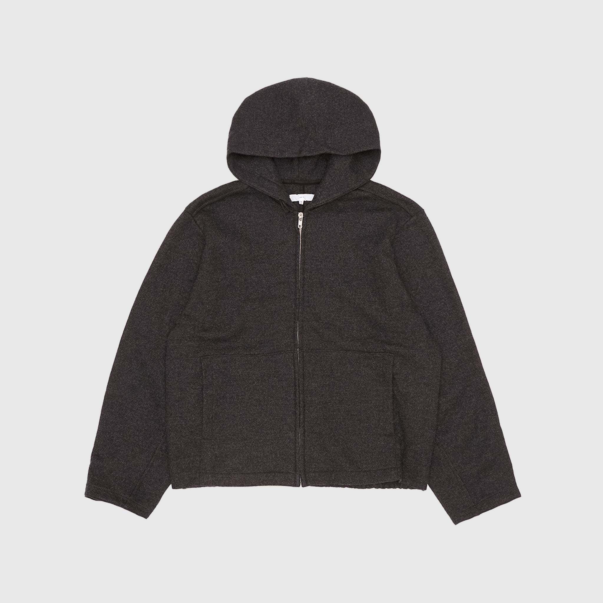 WOOL ZIP HOODIE