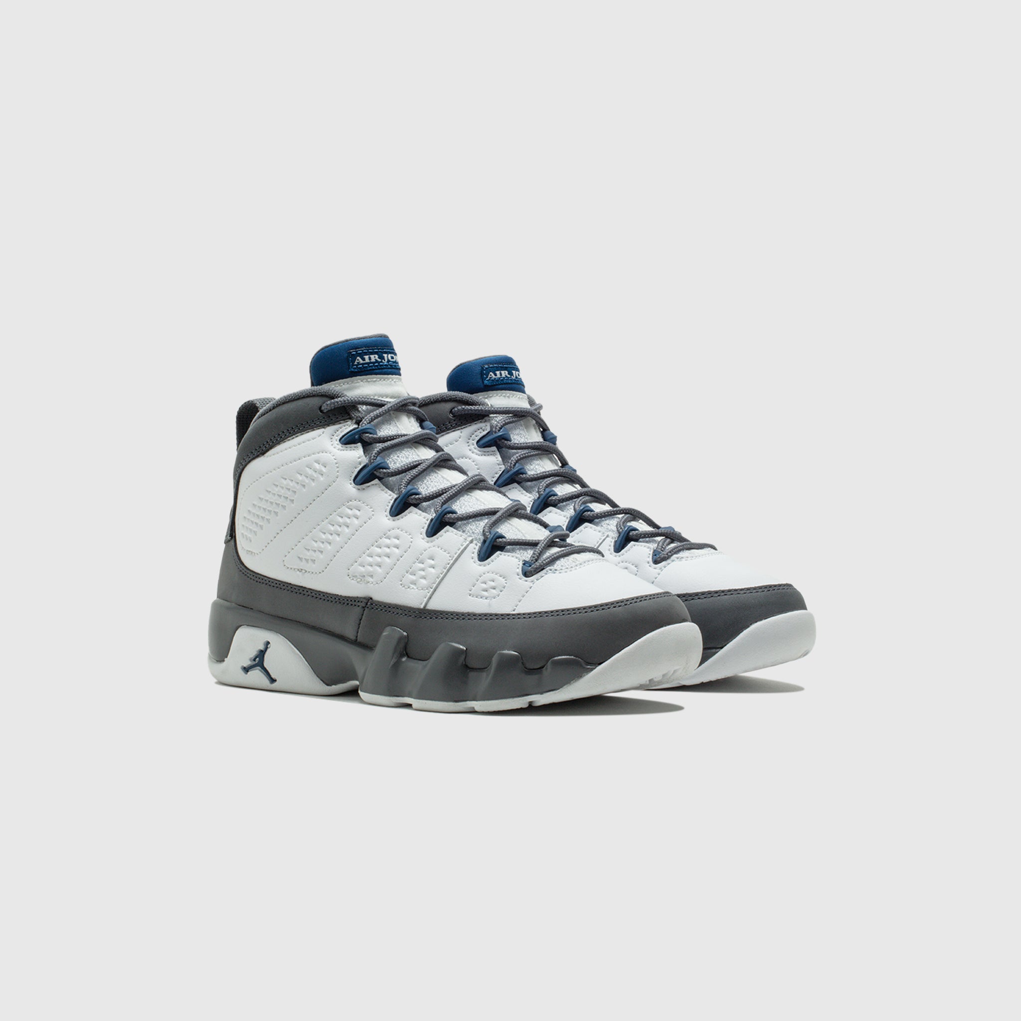 AIR JORDAN 9 RETRO (GS) "FLINT GREY AND FRENCH BLUE"