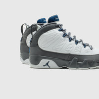 AIR JORDAN 9 RETRO (GS) "FLINT GREY AND FRENCH BLUE"