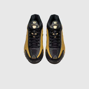 WMNS SHOX R4 "METALLIC GOLD"