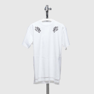 Louis Vuitton White Cotton Smoke Printed T-Shirt S Louis Vuitton