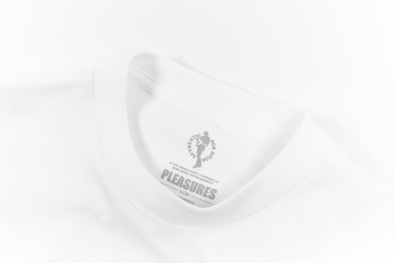 PLEASURES X BOB DYLAN DARTS S/S T-SHIRT