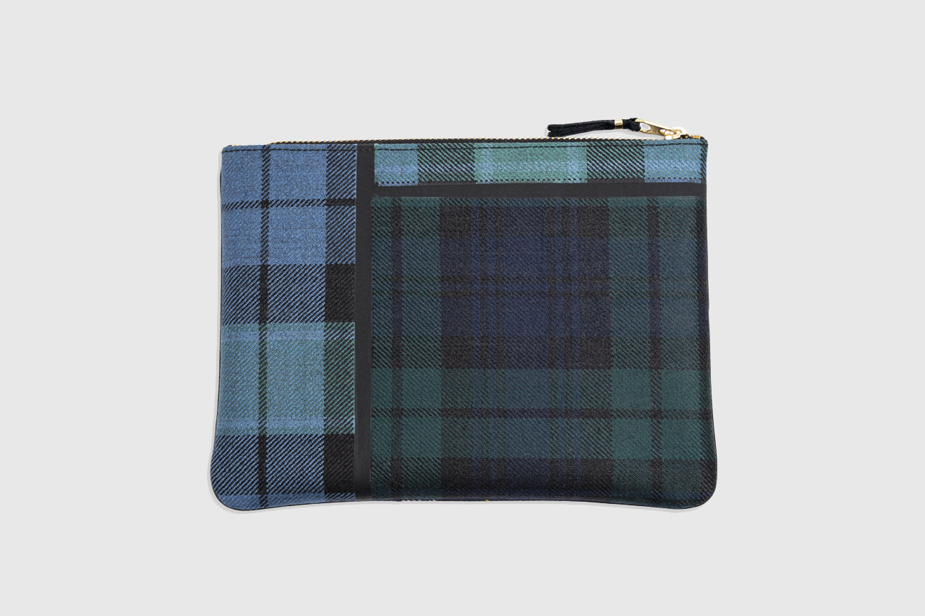 TARTAN PATCHWORK POUCH WALLET