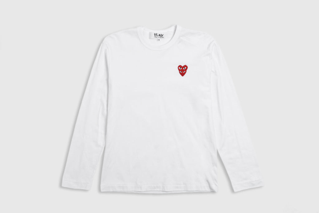 DOUBLE RED HEART L/S T-SHIRT