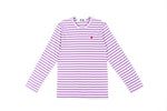 COLOR SERIES LITTLE RED HEART STRIPED L/S T-SHIRT